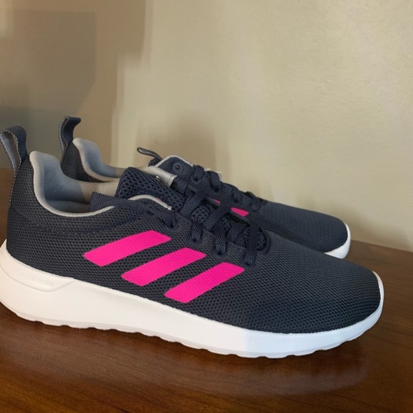 Adidas Women Cloudfoam CF Lite Racer Blue/Pink - Picture 2 of 8